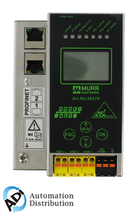 Murrelektronik 56470 gateway profinet/as-i, 1 master, p24, spec. 3.0, diagnosis field bus, power 24, ip20, decoupling-nw