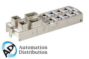 Murrelektronik 55529 mvk+ mpnio di8 do8 irt push pull, mvk profinet, metal, galvanic separation, push-pull rj45, energy via push-pull 5-pol.
