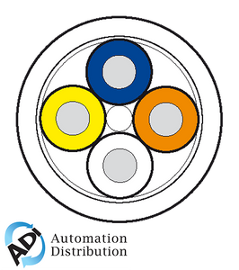 Murrelektronik 7000-C0502-6770000 cable drum ?? 500mm, pur 2x2xawg22 shielded bu ul/csa+dragchain 200m