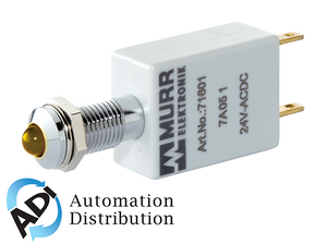 Murrelektronik 72619 led-indicator yellow, led 5mm - 230v ac/dc - 5ma - ip67 Pack of 10