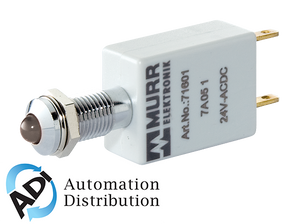 Murrelektronik 72641 led-indicator white, led 5mm - 24v ac/dc - 15ma - ip67 Pack of 10