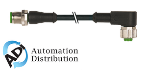 Murrelektronik 7001-40121-6540100 m12 male 0?? / m12 female 90?? no cable sleeve, pur 4x0.34 bk ul/csa+robot+drag chain 1m Pack of 100