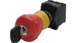 Sprecher + Schuh D7P-MK44PX03 estop 40mm key twist red 7P124PX03