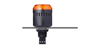 Sprecher + Schuh 813511313 M22 Panel Mount Signaling ELM 45mm Sounder and Beacon, Amber/Black, 240V