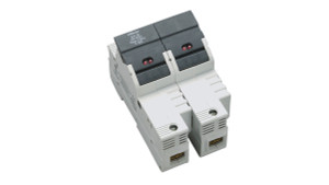 Sprecher + Schuh 31933 Ambus Fuse Block Class J 2-Pole 30A with LED Indicator, 600V AC/DC, cULus/CSA Certified