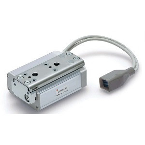 SMC LES25DEJ-125B-RAC6175 LES-E Series Electric Slide Table/Compact Type Battery-less Absolute Encoder
