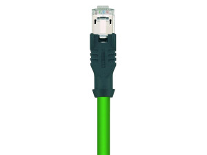 SensoPart CI L4MG/RJ45G-GS-1,5m-PUR Ethernet, cable, 1.5 m, M12, Straight Connector, 4pole / RJ45 shielded
