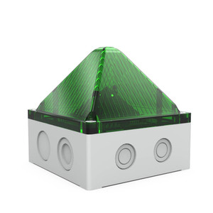 Pfannenberg Quadro Led Hi Multi-Function Led Light Adj Flash 75Cd 95-265Vac Gry Hs Gr Lens