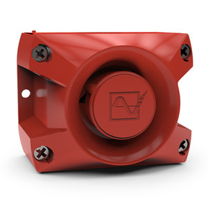 Pfannenberg Pa 1 115V Sounder 100 Db 95-127 Vac, Sounder, Red Housing