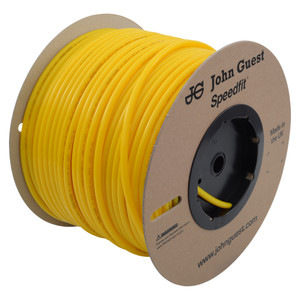 John Guest PE-12-EI-DF-Y LLDPE Tubing 3/8 OD, Yellow (500 ft. Roll)
