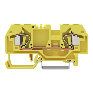 Wago 282-906 2-conductor through terminal block 6 mm²,  yellow