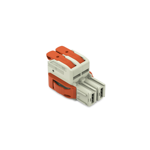 Wago 832-1102/037-9037 1-conductor female connector, lever Push-in CAGE CLAMP®, light gray Wago 832-1102/037-9037 1-conductor female connector, lever Push-in CAGE CLAMP®, light gray
