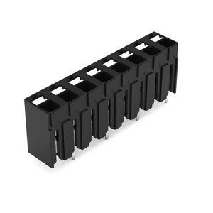 Wago 2086-3128/300-000 THR PCB terminal block, push-button 1.5 mm² Pin spacing 5 mm 8-pole, black