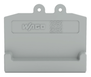 Wago End plate gray Pack of 25 Wago End plate gray Pack of 25