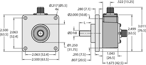 Turck Ri-10Sa1R-4B2500-H1181 Encoder 100009519
