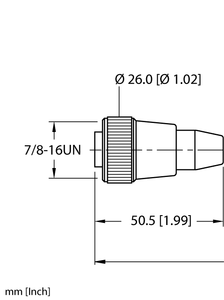 Turck Rkm 511-5M/S1587 Cordset U-91887 Turck Rkm 511-5M/S1587 Cordset U-91887