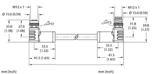 TURCK Wk 4.4T-1.5-Ws 4.4T/S760/S771 Cordsets U-38266