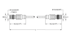 TURCK Rss Rsc 841-3M Fieldbus Accessories UX01002