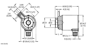 Turck Rem-191B6T-Iol32B-H1141 Encoder 100018247