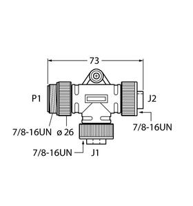 Turck Rsm-2Rkm 30-Kf/S771 Splitters 100023420 Turck Rsm-2Rkm 30-Kf/S771 Splitters 100023420