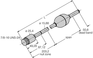 Turck Lt64E-R16-F40Li0-Ex-B1140 Linear Position 100027013 Turck Lt64E-R16-F40Li0-Ex-B1140 Linear Position 100027013