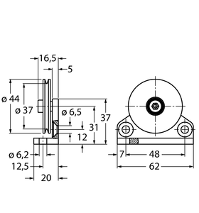 Turck Rdr-1 Linear Position 1544753