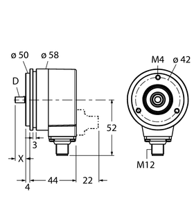 Turck Rs-24S10S-3C13B-H1181 Encoder 1546595