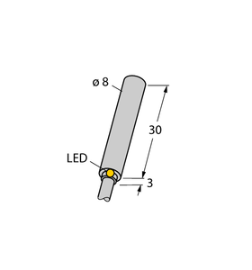 Turck Bi1.5-H08K-Ap6X-0.2-Psg3M Inductive 1604396 Turck Bi1.5-H08K-Ap6X-0.2-Psg3M Inductive 1604396