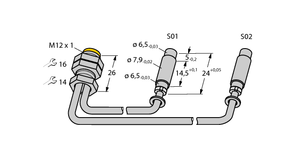 Turck Bi1-Eh08/6.5K-2Ap6-225/250-Fsf4.4K/S922 1604602