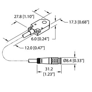 Turck Bi3-Q06-Ap6X2-0.3-Psg3 Inductive 1620181