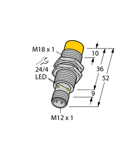 Turck Ni15U-Em18-An6X-H1141 Inductive 1635336