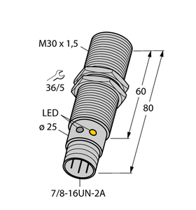 Turck Bi15-G30-Adz30X2-B1131 Inductive 4207202