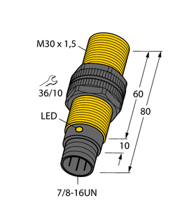 Turck Bi10-P30-Rz3X-B2131 Inductive 43751
