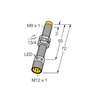 Turck Ni3-G08-Ap6X-H1341 Inductive 4602705
