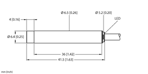 Turck Ni3-Eh6.5-Ap6X Inductive 4612400