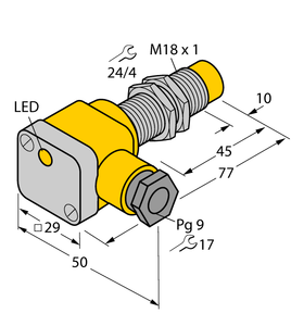 Turck Ni10-G18Sk-An6X2 Inductive 4642700