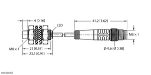 Turck Ni3-Eg08K-Ap6X-0.2-Psg3M Inductive 4669610