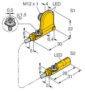 Turck Bim-Unt-0.3-Unt-2An6X3-H1141 Mag Field Sensor4685760