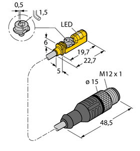 Turck Bim-Untk-Ap7X-0.3-Rs4 Magnetic 4686021