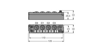 Turck Snne-0404D-0008 Fieldbus Accessories 6824199