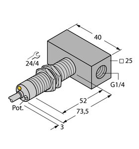 Turck Fcs-M18-Ap8X/D041 Flow 6870705