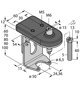 Turck Bts-Dsu35-Zf05-M5 Sensor Accessories 6901123