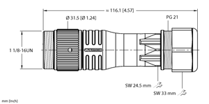 Turck Bs 7191-0/21 U2-04064