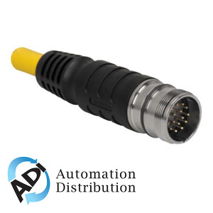 Turck Csam 16-14-1 Single-ended Cordset, Straight Male Connector 777000044