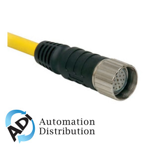 Turck Csm Ckm 19-19-25 Double-ended Cordset, Straight Male Connector to Straight Female Connector 777000407