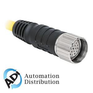 Turck Cssm Ckm 19-19-1 Double-ended Cordset, Straight Male Connector to Straight Female Connector 777001608