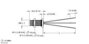 Turck Mfs 3F-0.5 Single-ended Receptacle, Male Receptacle Turck Mfs 3F-0.5 Single-ended Receptacle, Male Receptacle