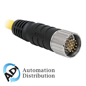 Turck Csmv 19-19-1 Single-ended Cordset, Straight Male Connector 777002436