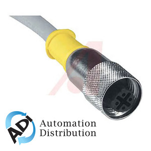 Turck Kb 3T-1-Sb 3T Double-ended Cordset, Straight Female Connector to Straight Male Connector 777015528