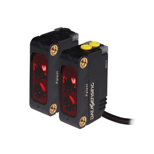 Datasensing Red LED emission Through Beam Transmitter and receiver double trimmer Adj + L/D PNP Cable
